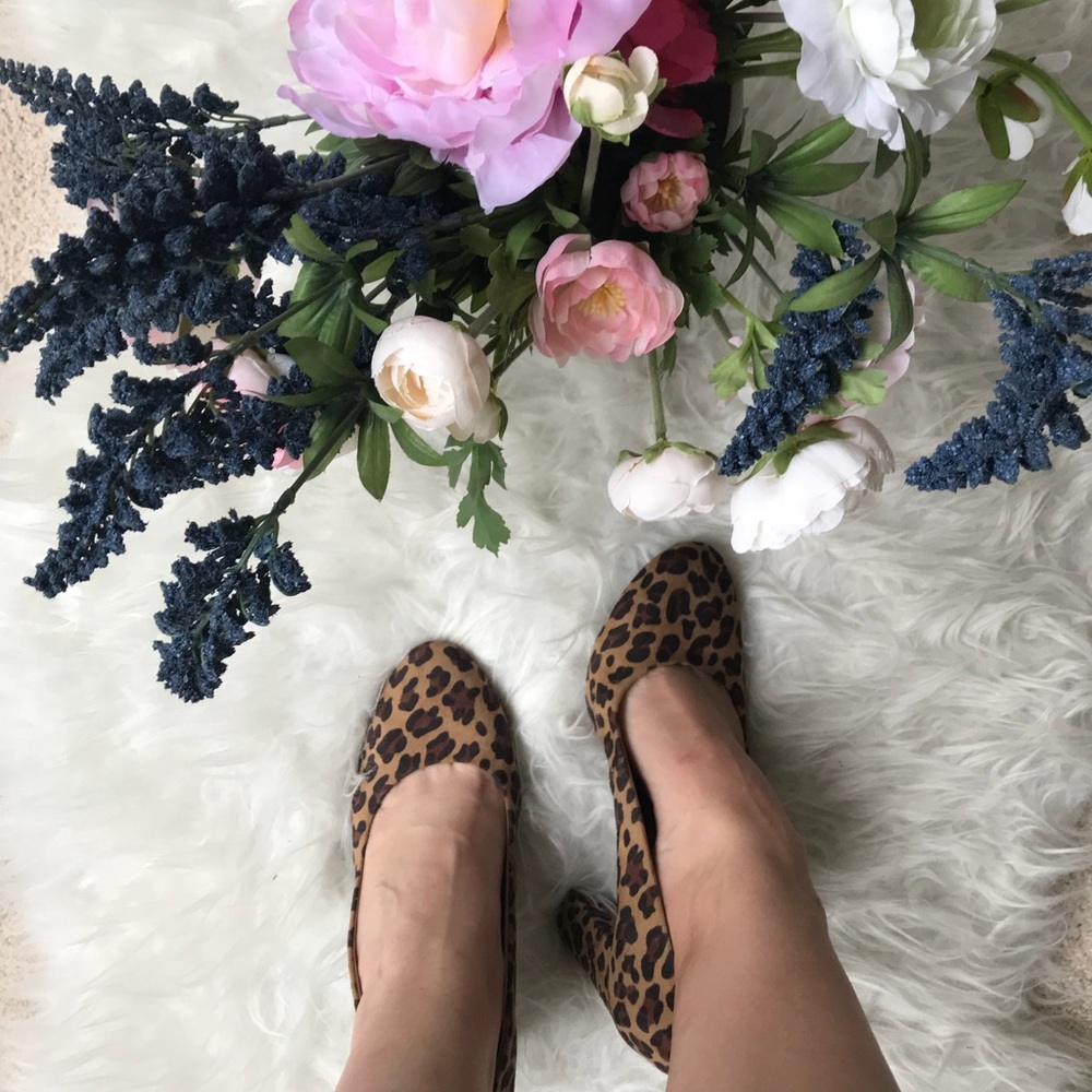Leopard print heels